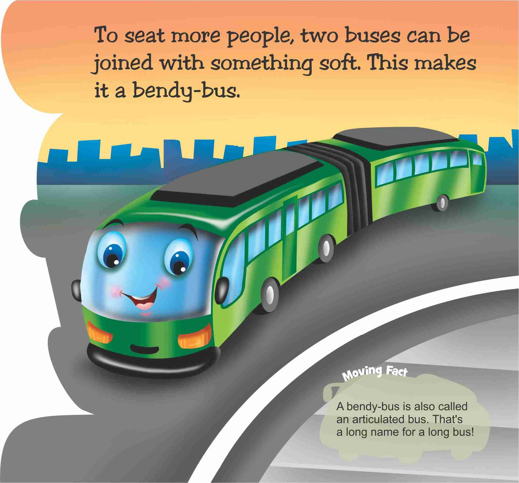 Flying Colours Cut Out Board Book - Bus | Grocsy