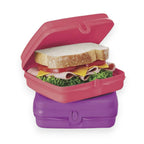 Tupperware Sandwich Keeper Set of 2 in Pink | Grocsy