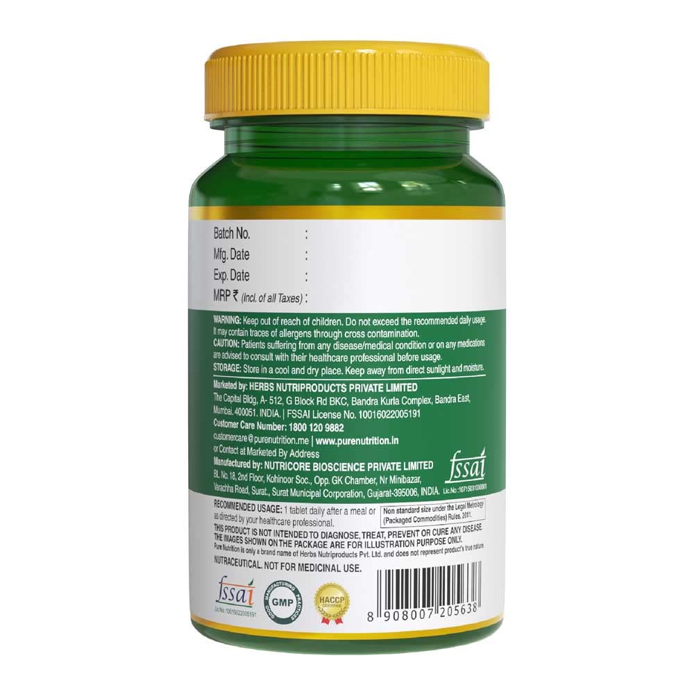 Pure Nutrition Multivitamin Tablets for Men | Grocsy
