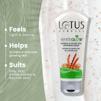 Lotus Herbals WhiteGlow Skin Brightening Oatmeal & Yogurt Gentle Exfoliator Scrub | Grocsy
