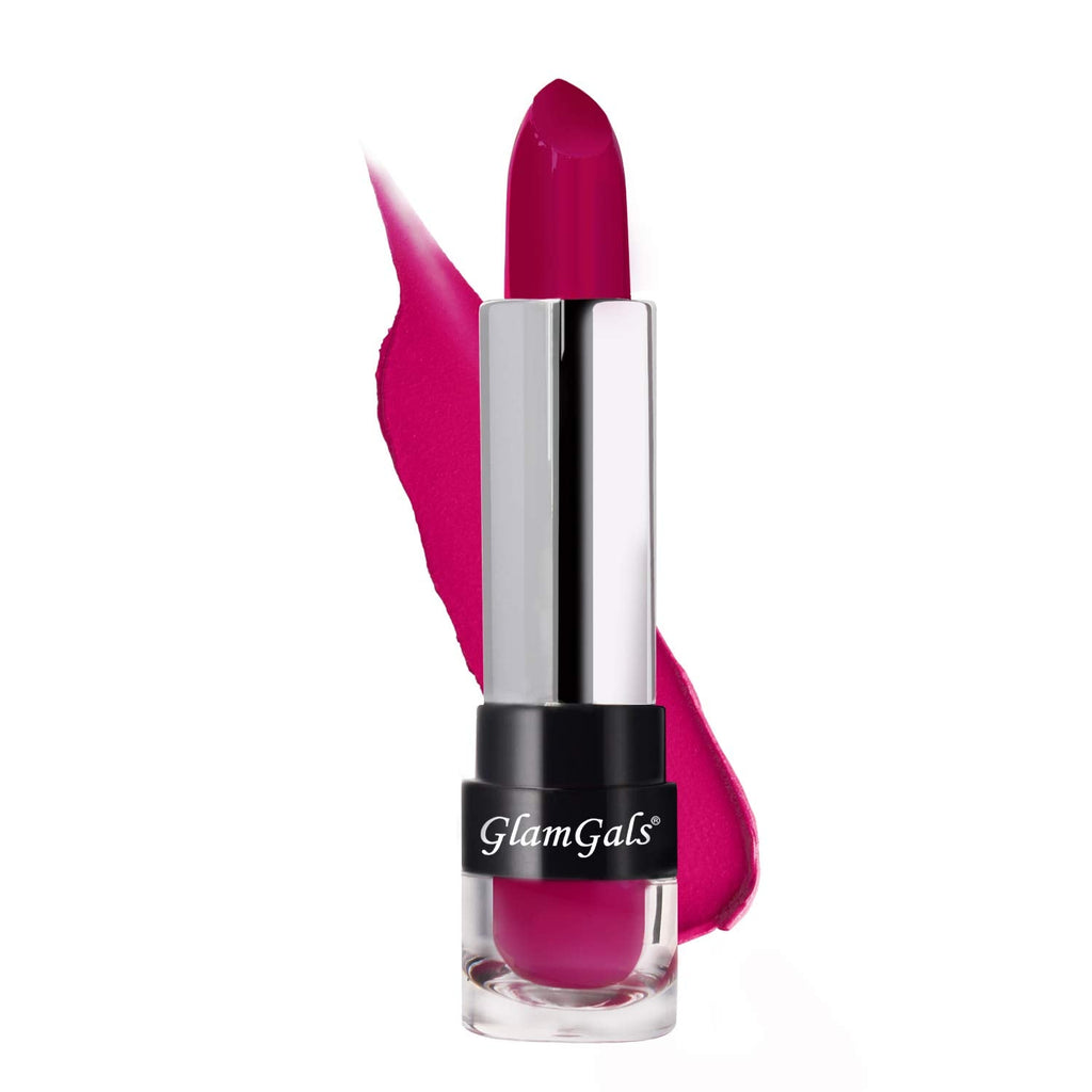 Glamgals Hollywood-U.S.A Matte Finish Kiss Proof Lipstick-Plum | Grocsy