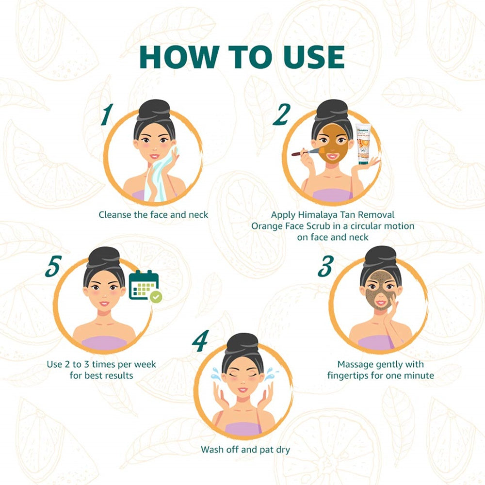 Himalaya Herbals Tan Removal Orange Face Scrub | Grocsy