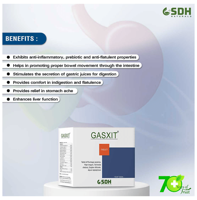 SDH Naturals Gasxit Tablet | Grocsy