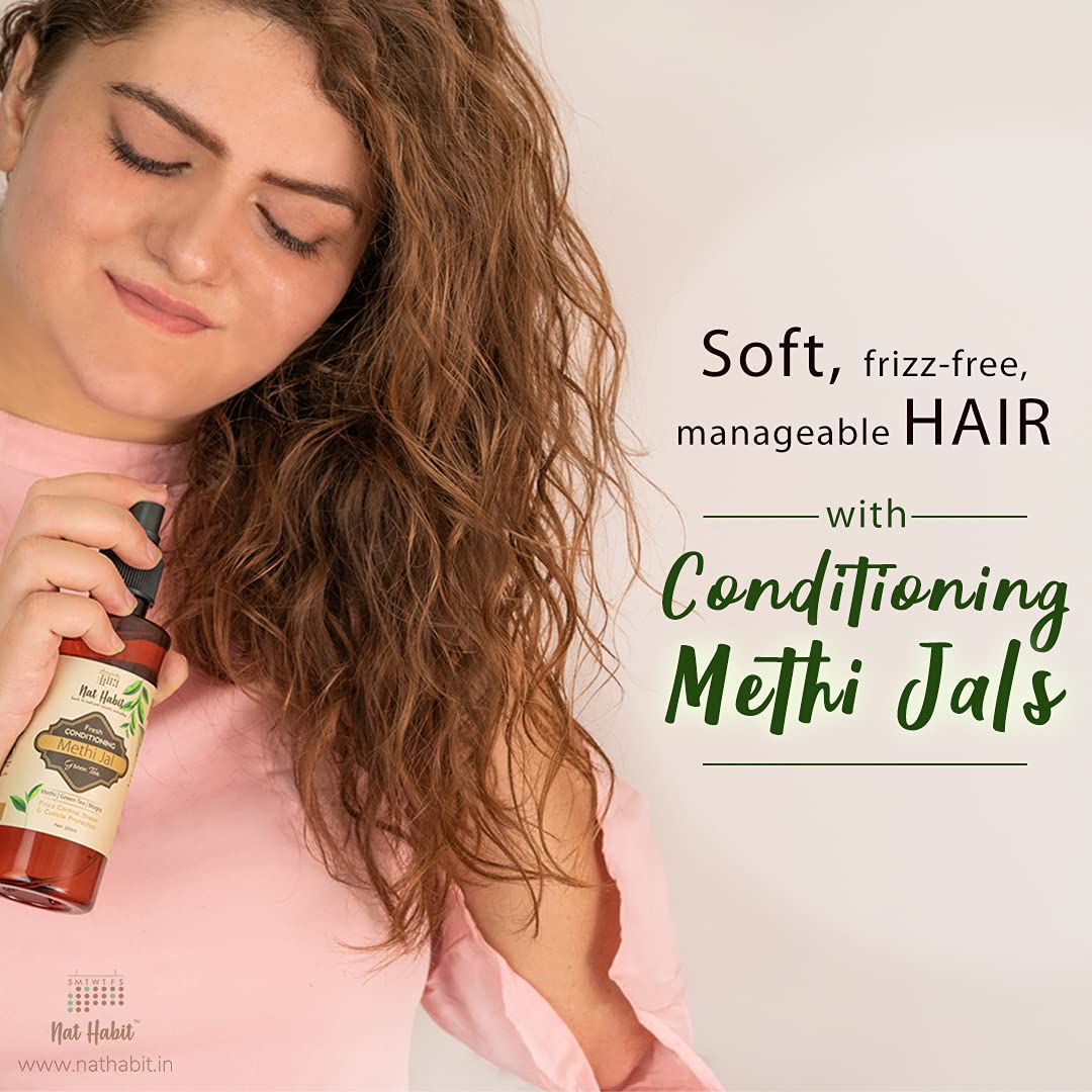 Nat Habit Fresh Conditioning Methi Jal Rosemary Hair Serum | Grocsy