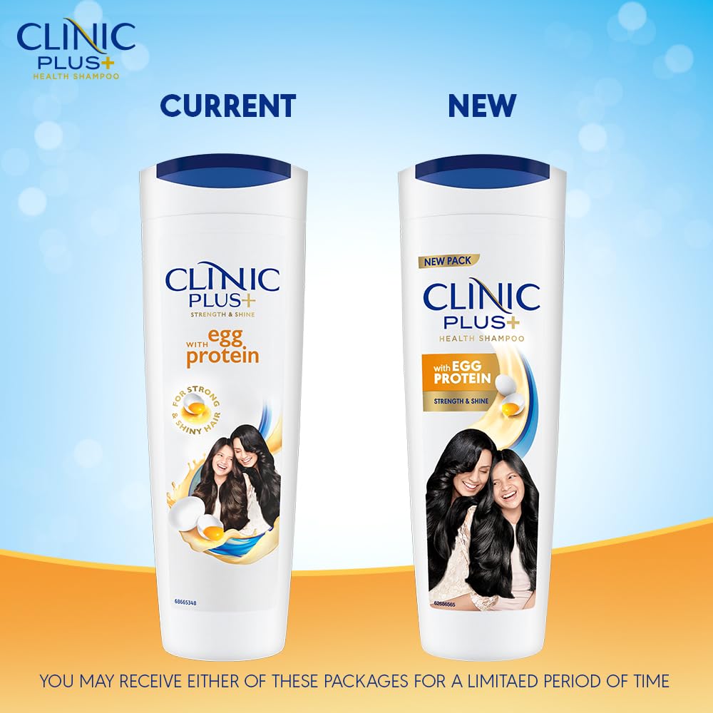 Clinic Plus Strength & Shine with Egg Protein Shampoo | Grocsy