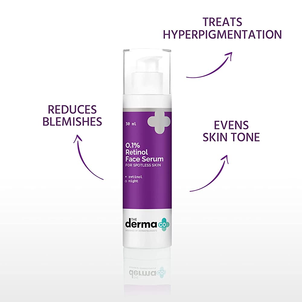 The Derma Co 0.1% Retinol Serum for Spotless Skin | Grocsy