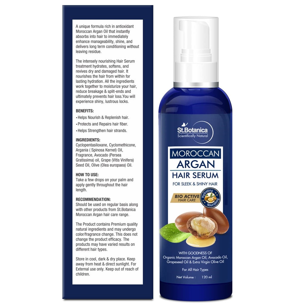 St.Botanica Moroccan Argan Hair Serum | Grocsy