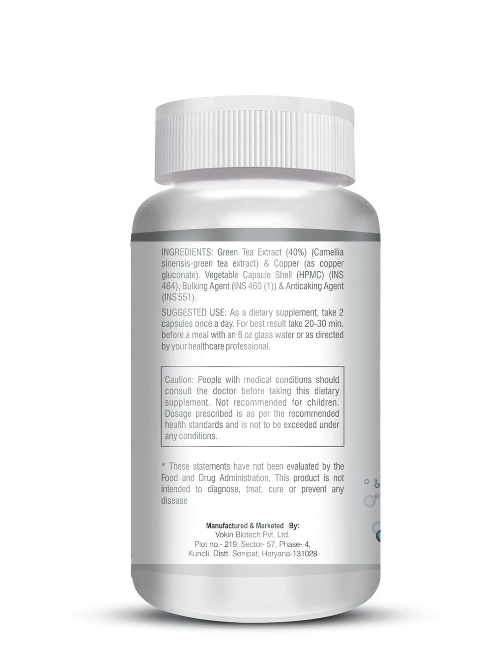Vokin Biotech Chelated Copper Gluconate – Support Connective Tissues –1700mcg | Grocsy