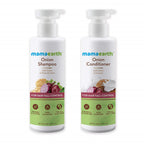 Mamaearth Onion Shampoo & Onion Conditioner For Hair Fall Control | Grocsy