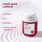 Plum 0.3% Glycolic Acid & Cherry Blossom Frizz Control Hair Serum Creme | Grocsy