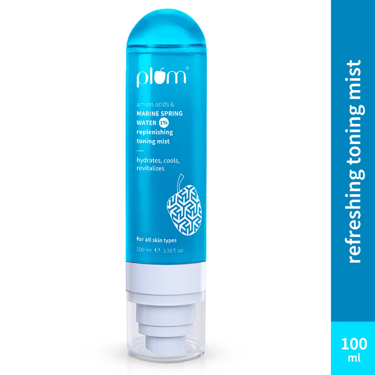 Plum 1% Marine Spring Water Replenishing Toning Mist | Grocsy