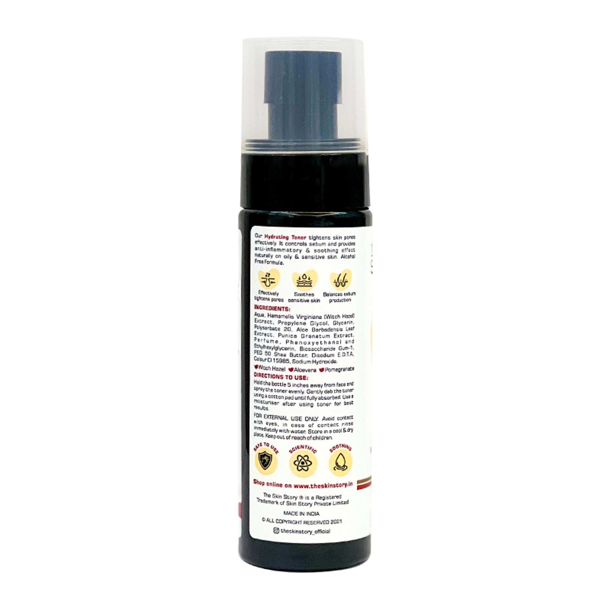 The Skin Story Water-like Hydrating Face Toner For Oily Acne Prone Skin With AloeVera | Grocsy