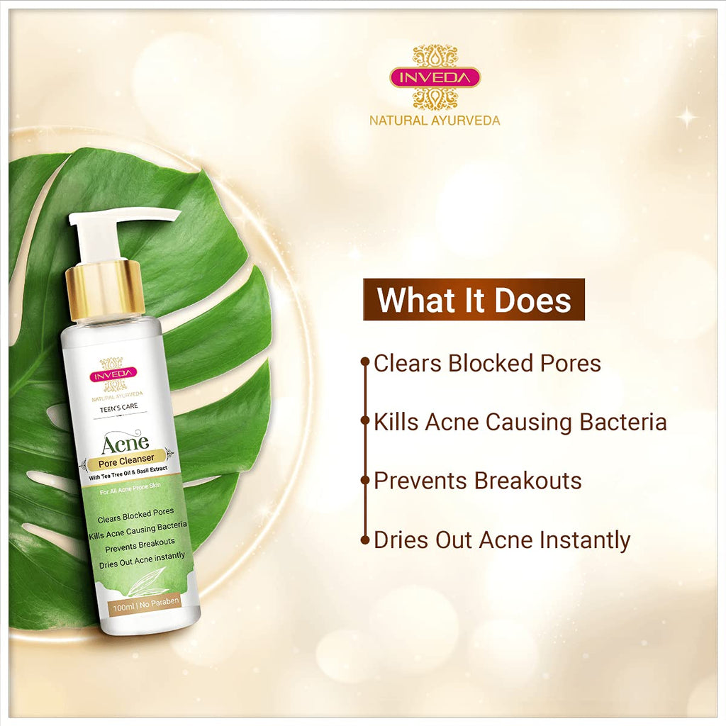 Inveda Teen's Care Acne Pore Cleanser | Grocsy