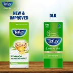 Tetley Green Tea Regular (100 Tea Bags) | Grocsy