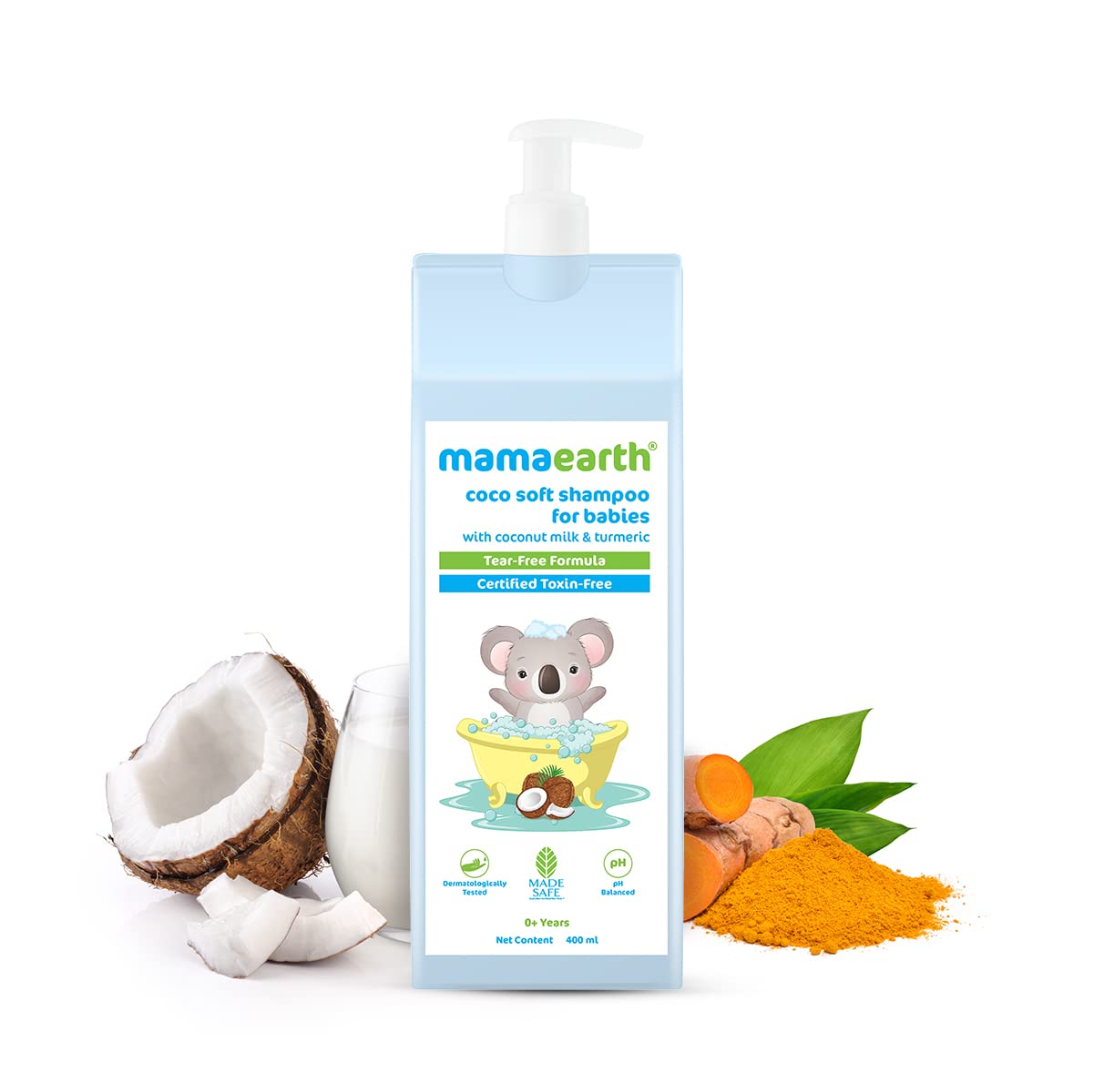 Mamaearth Coco Soft Shampoo with Coconut Milk & Turmeric for Babies - Limited Time Offer | Grocsy