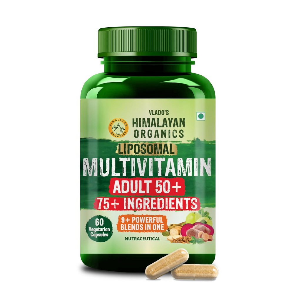 Himalayan Organics Whole Food Multivitamin For Men Vegetarian Capsules | Grocsy