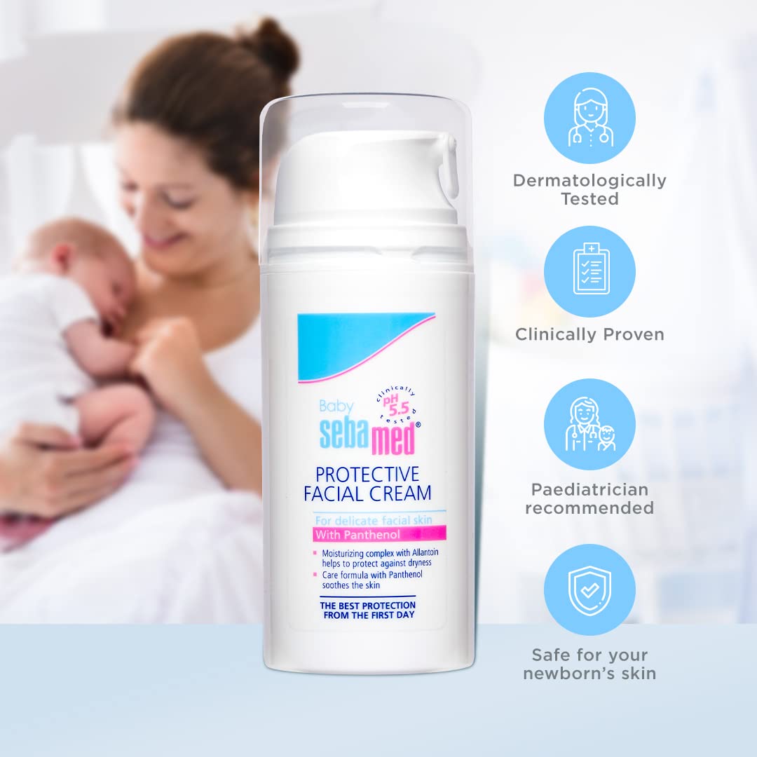Sebamed Baby Protective Facial Cream With Vitamin E For Soft Skin | Grocsy