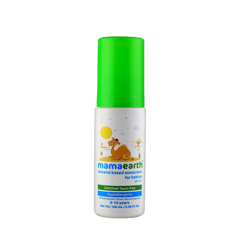 Mamaearth Mineral Based Baby Sunscreen For Protects from UV Rays & Deeply Nourishing & Soothing | Grocsy
