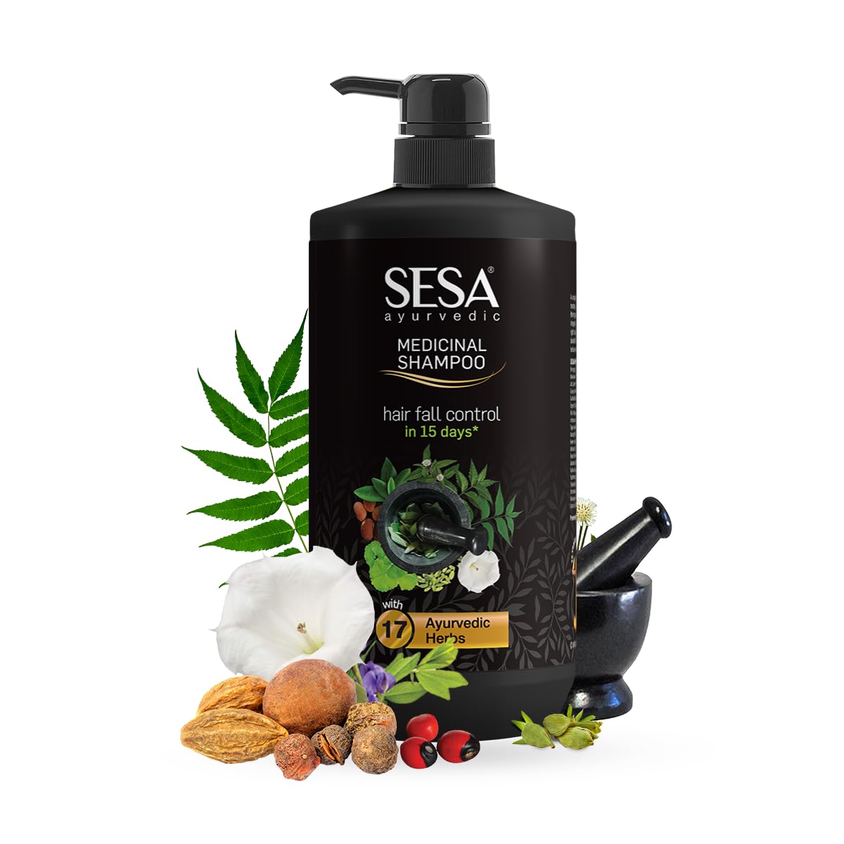 Sesa Ayurvedic Medicinal Shampoo For Hairfall Control & Anti Dandruff | Grocsy