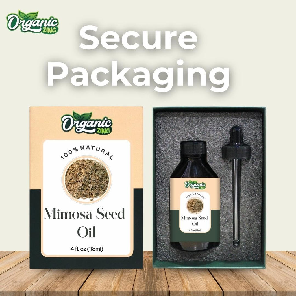 Organic Zing Mimosa Seed (Acacia dealbata) | Pure & Natural Essential Oil for Aroma & Diffusers, Skincare, Massage | Grocsy