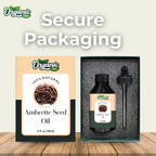 Organic Zing Ambrette Seed (Abelmoschus moschatus) Oil | Pure & Natural Carrier Oil for Skincare, Aroma & Diffusers | Grocsy