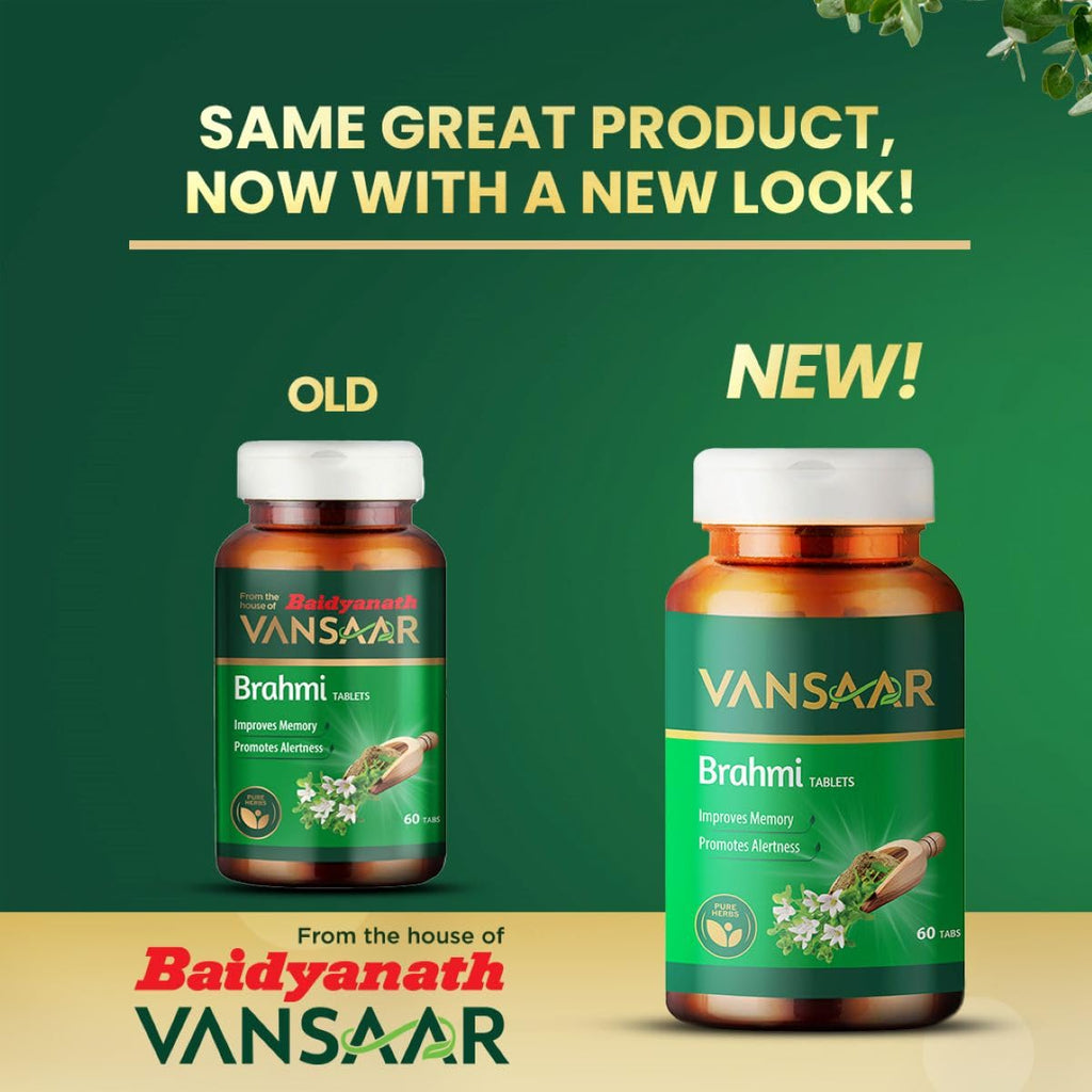 Baidyanath Vansaar Brahmi Tablets | Grocsy