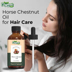 Organic Zing Horse Chestnut (Aesculus hippocastanum) Oil | Pure & Natural Essential Oil for Skincare, Hair Care & Massage | Grocsy