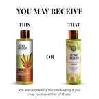 Just Herbs Silky Strength Aloevera-Wheatgerm Moisturising Shampoo | Grocsy