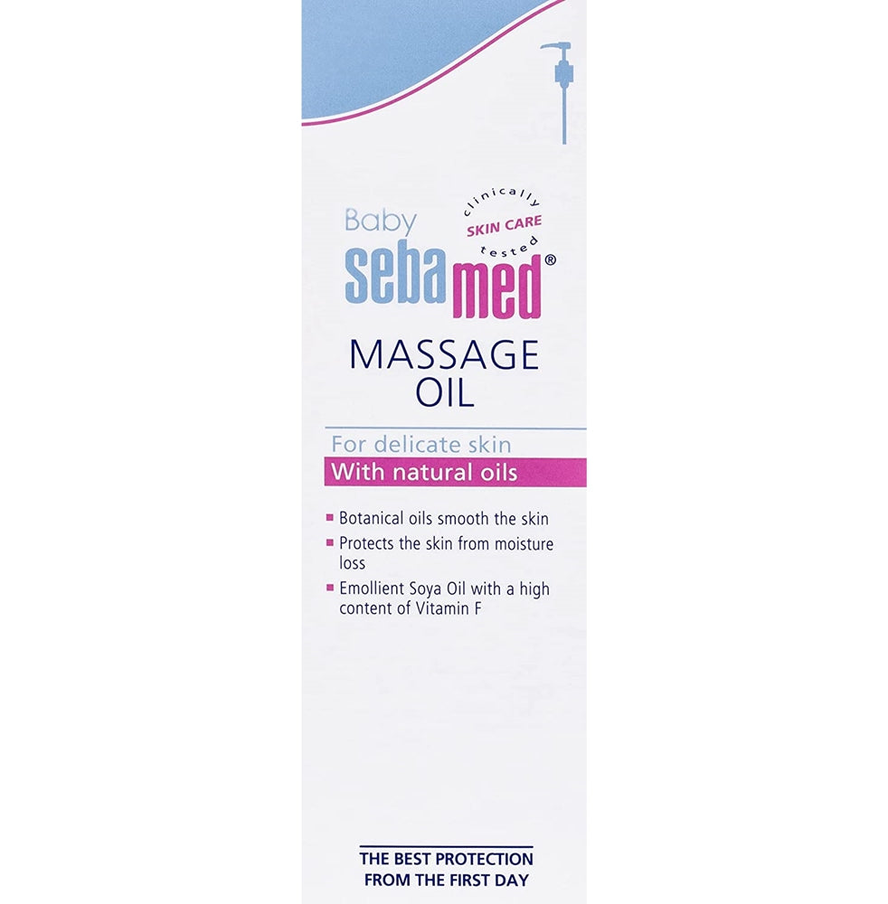 Sebamed Baby Massage Oil With Soya Oil For Newborn | Grocsy