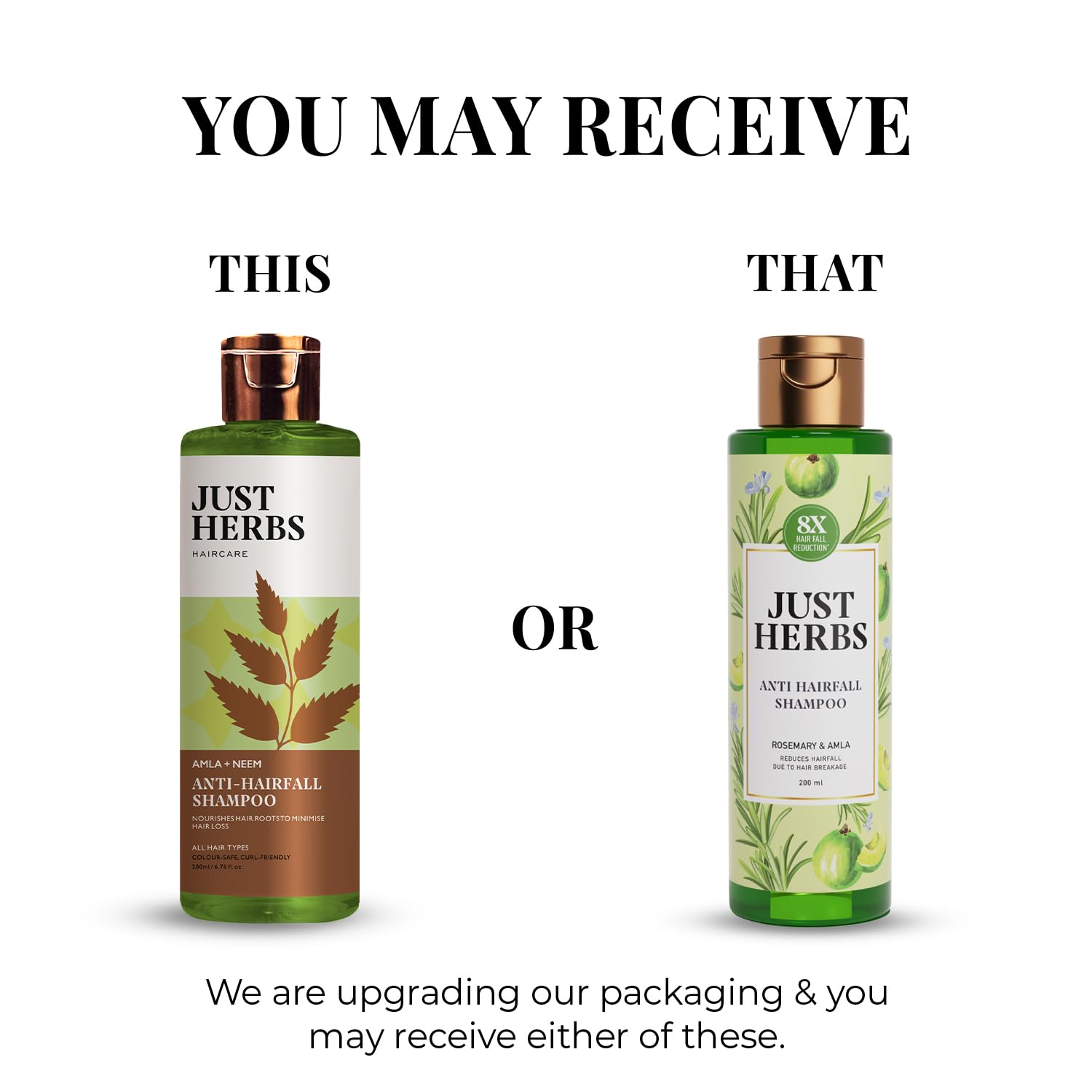 Just Herbs 8 in 1 Root Nourishing Amla Neem Shampoo | Grocsy
