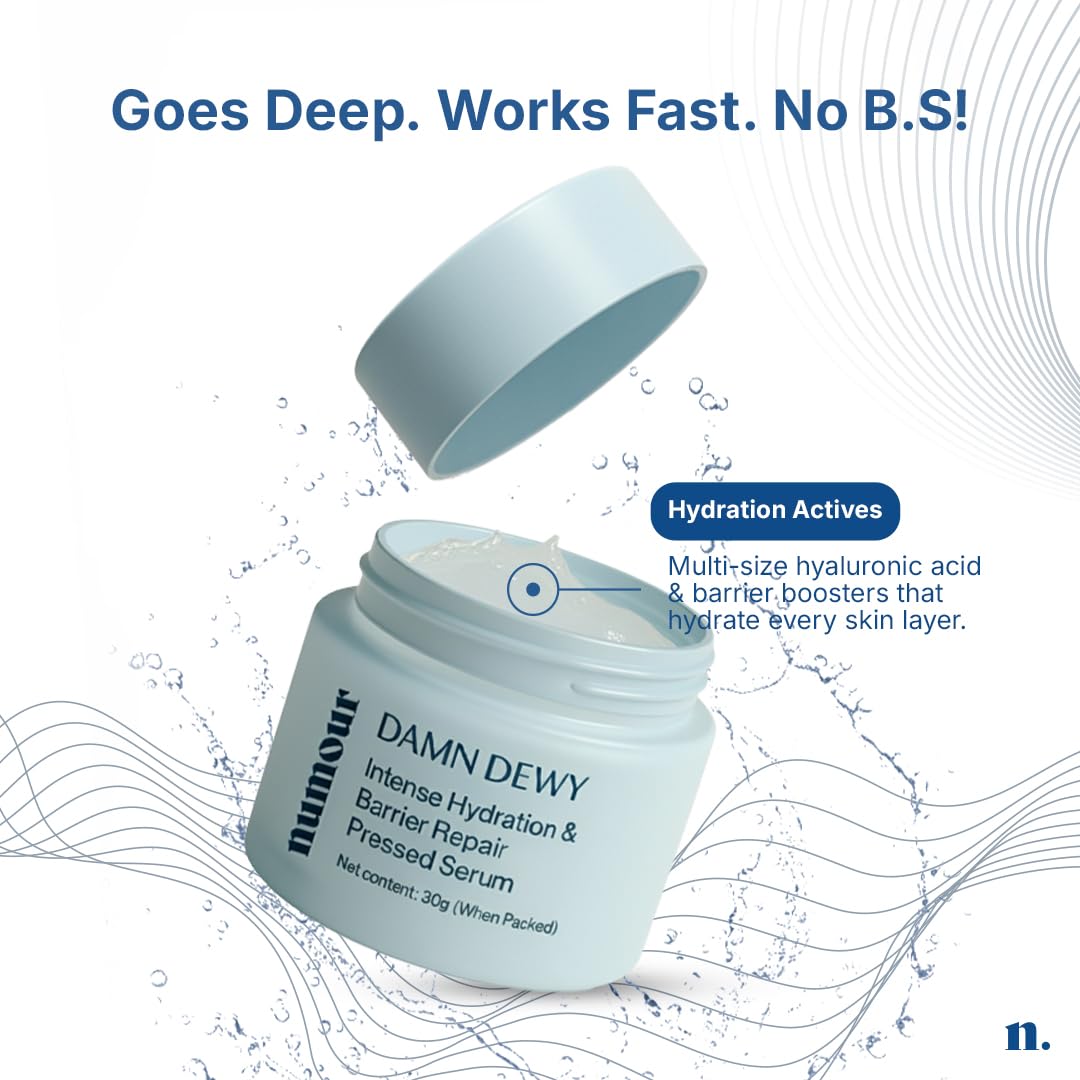 Numour Damn Dewy Intense Hydration & Barrier Repair Pressed Serum | Grocsy