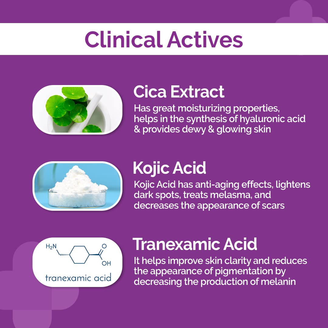 The Derma Co 10% Cica-Glow Face Serum for Glowing Skin | Grocsy