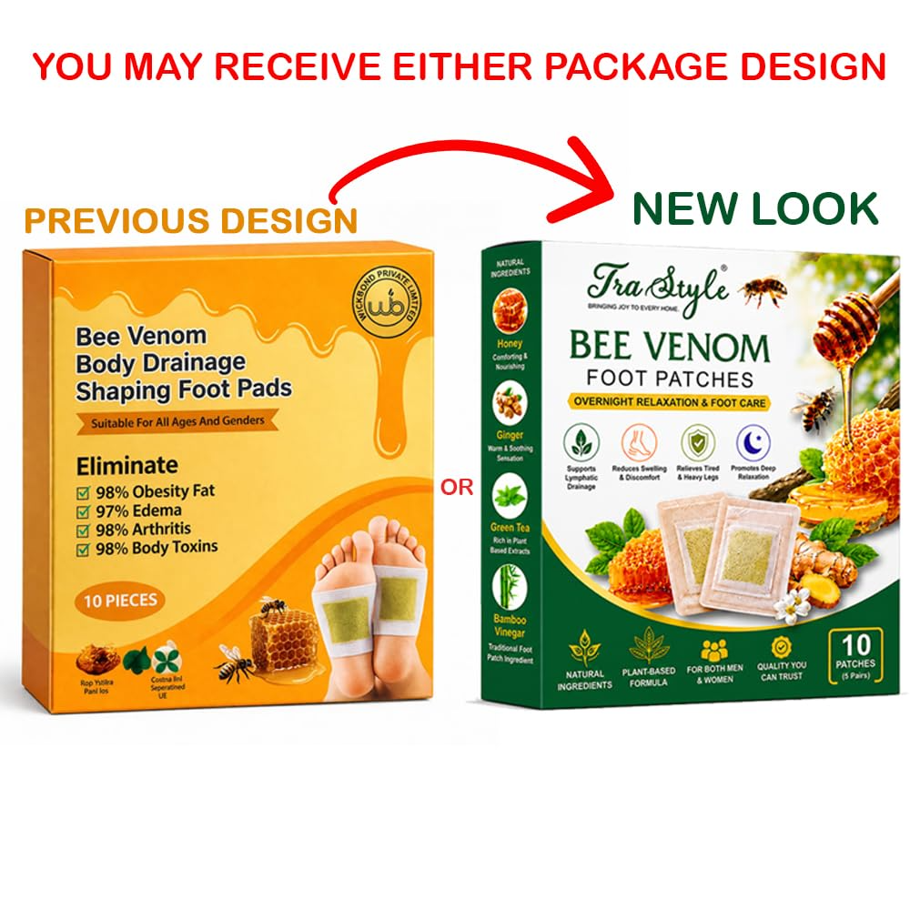 Bee Venom Body Drainage Shaping Foot Pads | Grocsy