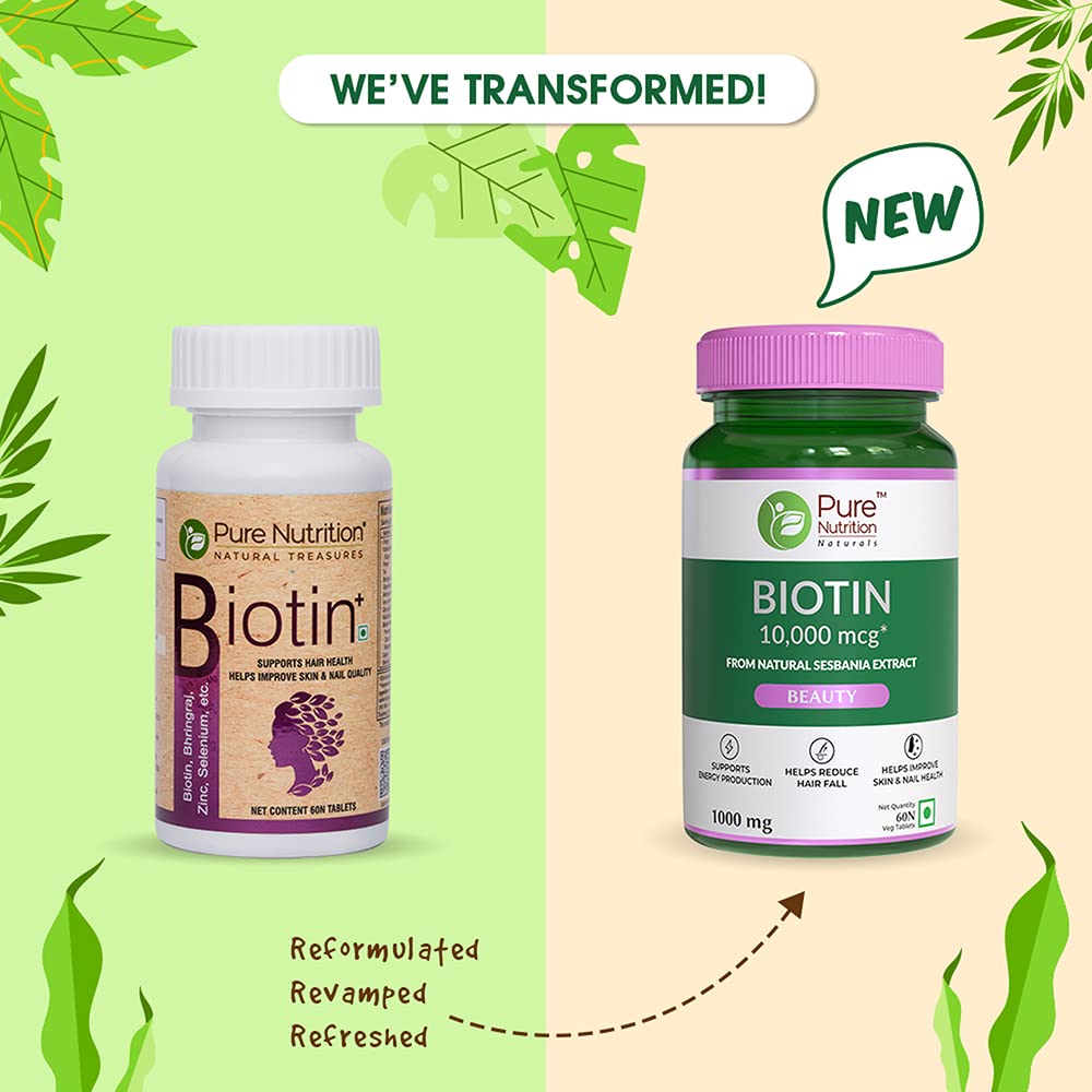 Pure Nutrition Biotin Plus Tablets | Grocsy