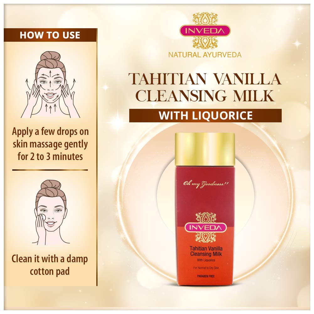 Inveda Tahitian Vanilla Cleansing Milk | Grocsy