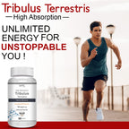 Vokin Biotech Tribulus Terrestris 700mg Energy, Performance & Stamina Veg Capsules | Grocsy