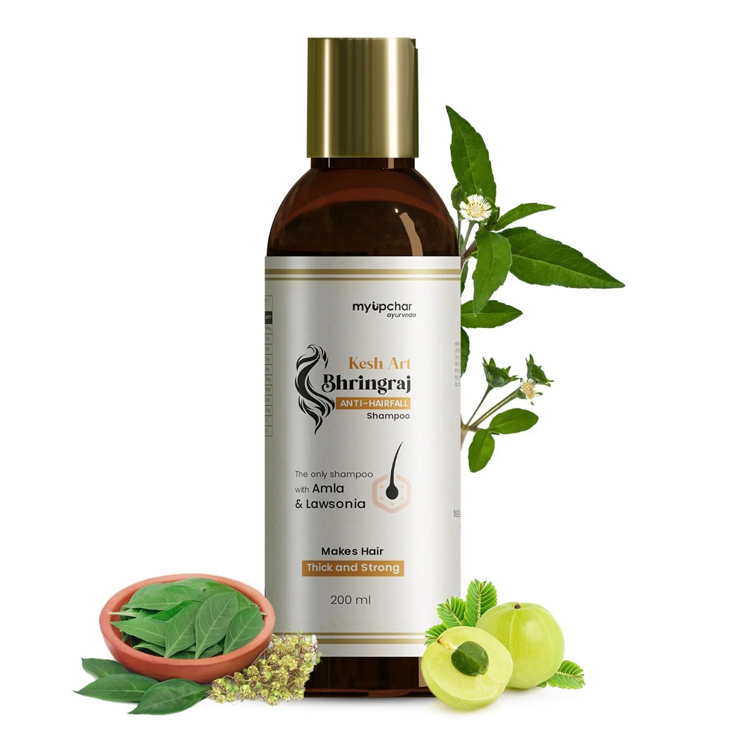 myUpchar Ayurveda KeshArt Bhringraj Anti-Hairfall Shampoo | Grocsy