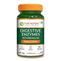 Pure Nutrition Digestive Enzymes with Bromelain Veg Capsules | Grocsy