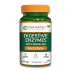 Pure Nutrition Digestive Enzymes with Bromelain Veg Capsules | Grocsy