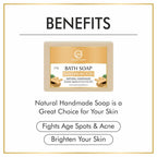 Nuerma Science Sandalwood Bath Soap | Spotless, Ageless & Acne-Free Skin | Grocsy