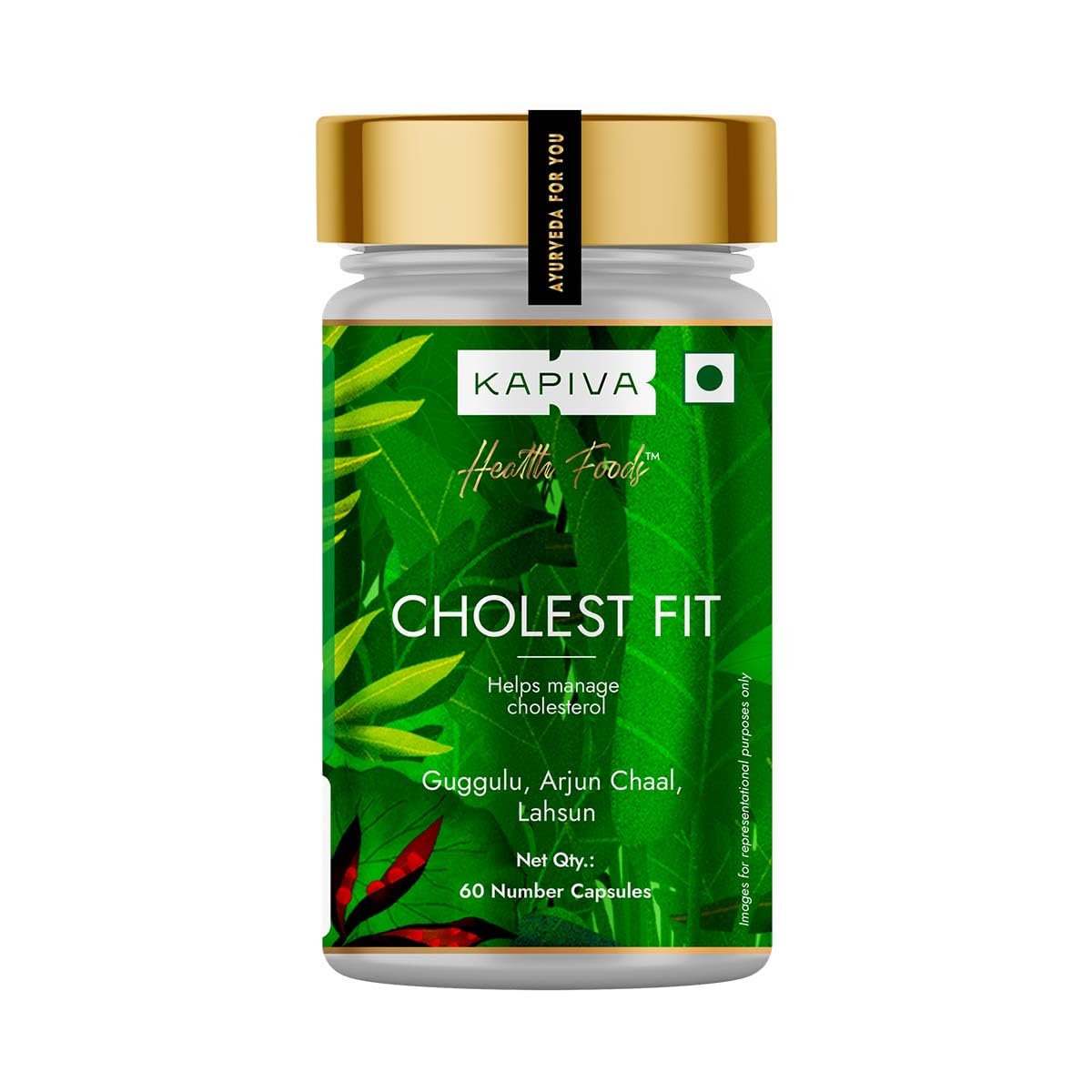 Kapiva Ayurveda Cholest Fit Capsules | Grocsy