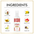 Nuerma Science Hibiscus Hair Oil for Stronger Hair | Grocsy