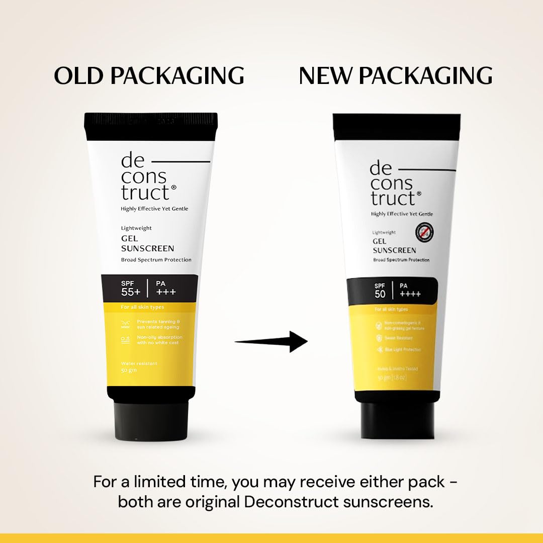 Deconstruct Light Weight Gel Sunscreen | Grocsy