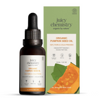 Juicy Chemistry Organic Pumpkin Seed Oil For Cold Pressed Carrier Oil | Grocsy