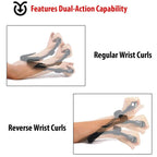 Kannssky Forearm Strengthener Wrist Exerciser Equipment-Adjustable | Grocsy