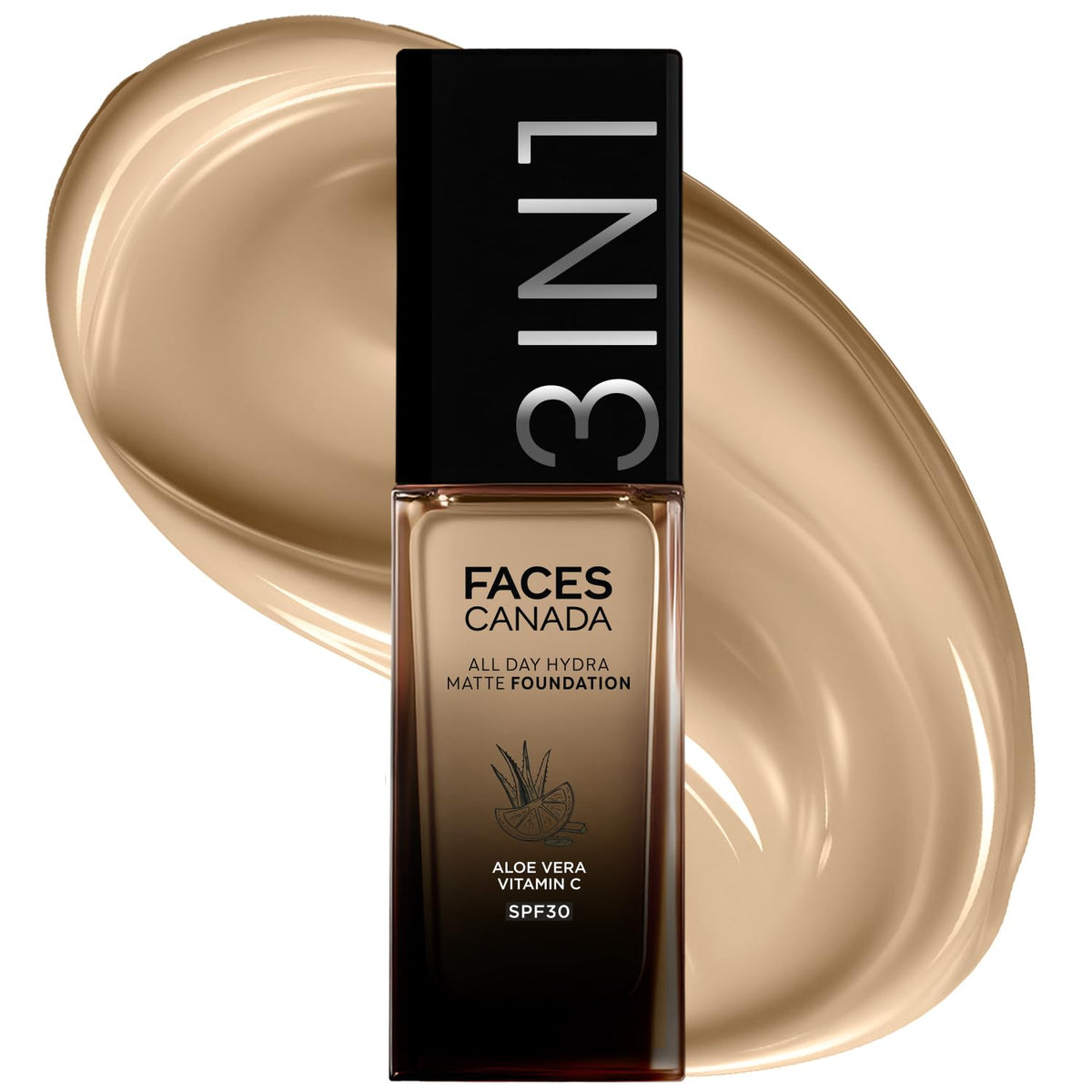 Faces Canada All Day Hydra Matte Foundation-Absolute Ivory 012 | Grocsy