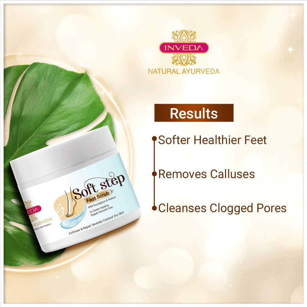 Inveda Soft Step Foot Scrub | Grocsy