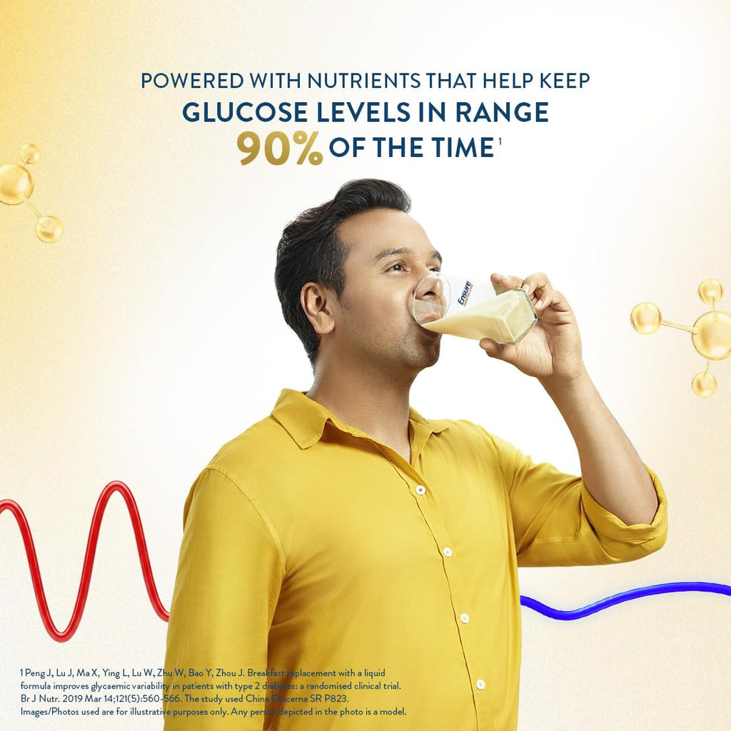 Ensure Diabetes Care Powder Vanilla Flavour - Sugar Free Health Drink | Grocsy