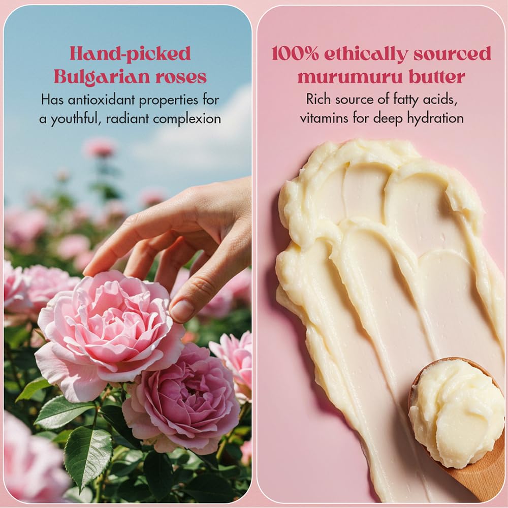 Love Beauty And Planet Murumuru Butter & Rose Body Lotion | Grocsy