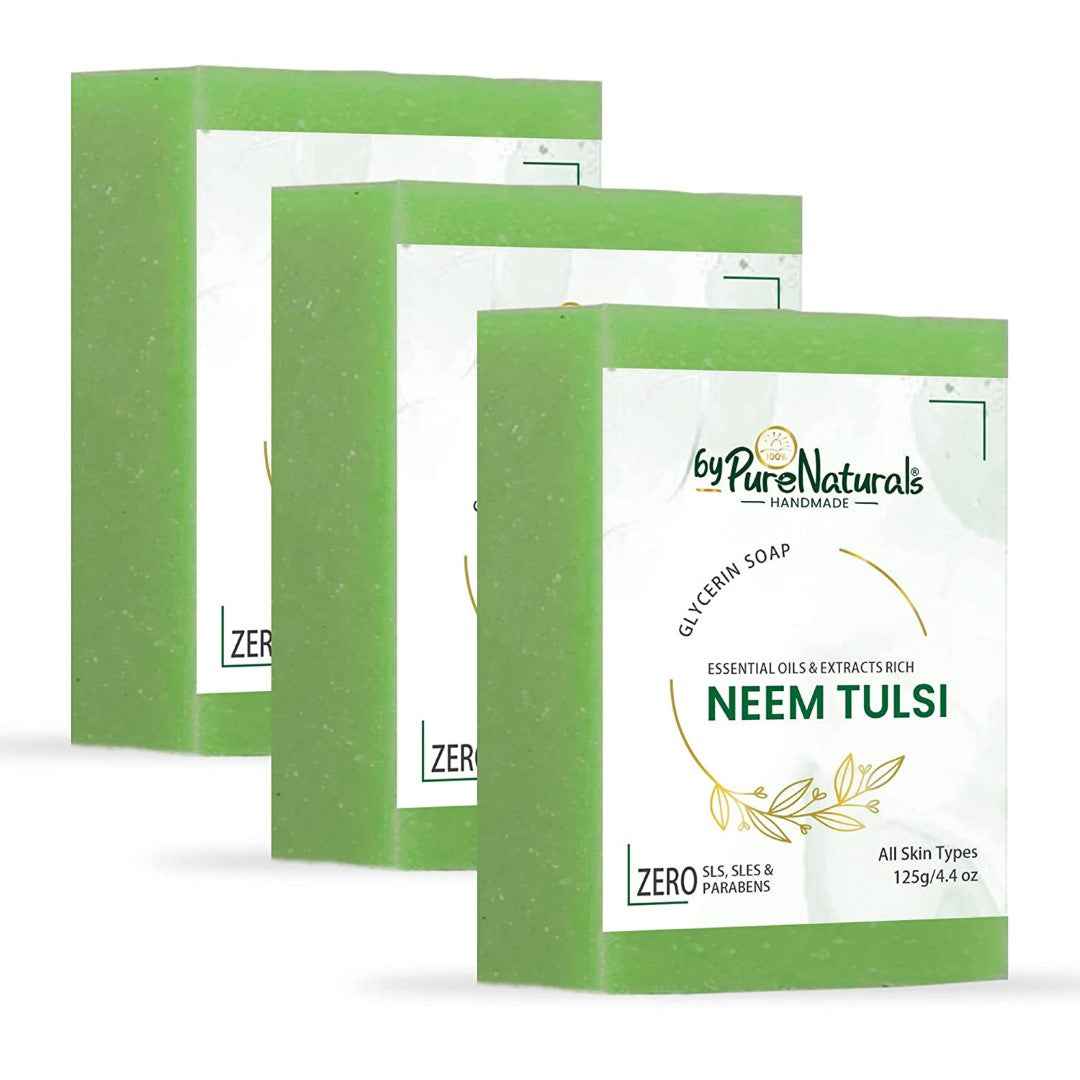 byPureNaturals Neem Tulsi Soap | Grocsy
